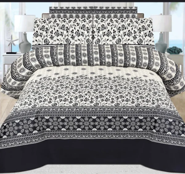 Black and White Bedsheet Set