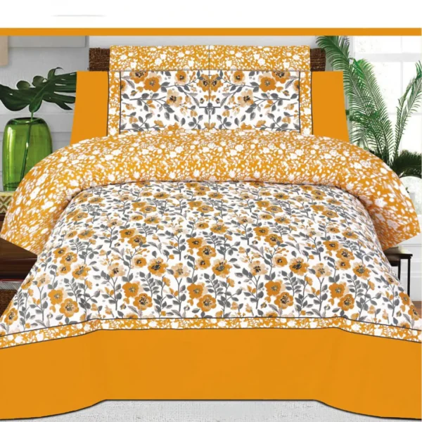 Yellow Bedsheet Set